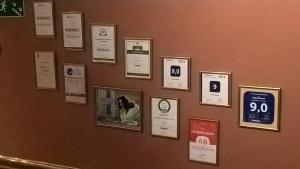 Certyfikat, podpis lub inny dokument wystawiony w obiekcie Hotel Wawel