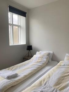 Postel nebo postele na pokoji v ubytování Mánagisting Guesthouse