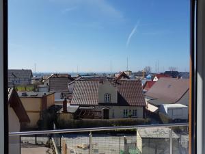 Widok na miasto Jastarnia z tego apartamentu