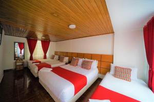 Postelja oz. postelje v sobi nastanitve Hotel Embajada Real