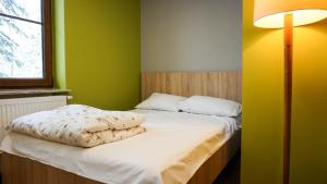 Posteľ alebo postele v izbe v ubytovaní MSC Apartments Zaciszny Kącik