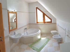 Koupelna v ubytování Apartmán Znojmo