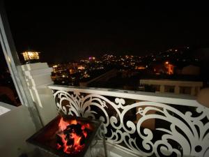 Balkón nebo terasa v ubytování Vanilla Dalat Hotel
