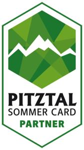 ein Logo für eine Sommer-Autovermietung in der Unterkunft Piz Apart Raich in Arzl im Pitztal