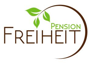 a logo for a pension relief agency at Pension Freiheit in Pfronten