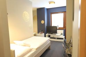 TV a/nebo společenská místnost v ubytování Apart Hotel Jablonec