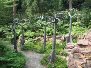 A garden outside La calle