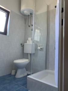 Koupelna v ubytování Apartments Ema