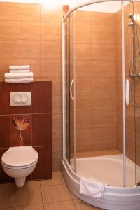Koupelna v ubytování Apartamenty w Świnoujściu