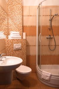 Koupelna v ubytování Apartamenty w Świnoujściu