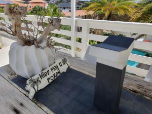 Balkón nebo terasa v ubytování A1 APARTMENT budget at JAN THIEL Curacao