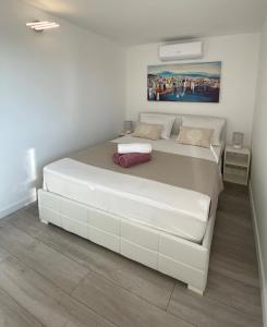 Posteľ alebo postele v izbe v ubytovaní Apartmani Vujić- Villa Dolac