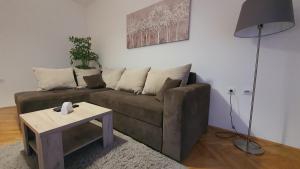 Et sittehjørne på Apartments Spring