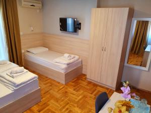 Krevet ili kreveti u jedinici u okviru objekta Apartments Pier