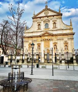 Budynek, w którym mieści się apartament