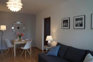 O zonă de relaxare la Apartament Gliwice Centrum Dunikowskiego z garażem