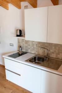 Kuchyň nebo kuchyňský kout v ubytování B&B Sopralapanca
