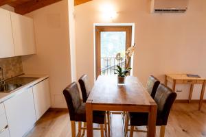 Kuchyň nebo kuchyňský kout v ubytování B&B Sopralapanca