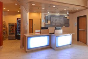 The lobby or reception area at Holiday Inn Express Albuquerque N - Bernalillo, an IHG Hotel