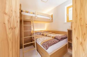1 dormitorio pequeño con literas en una casa en Apartment Jezerca - Krvavec, en Cerklje na Gorenjskem