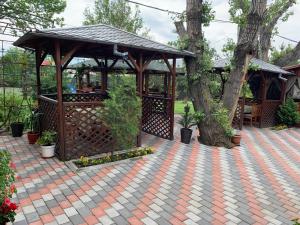 Zahrada ubytování Pensiune Restaurant Rustic Rm Sarat