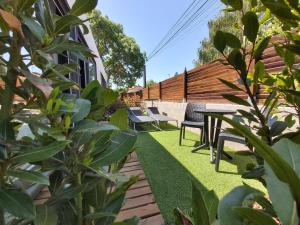 
Jardín al aire libre en Acero y Piedra Apartamentos con jardín privado
