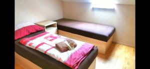Letto o letti in una camera di Penzion Kolovna