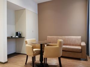 Posezení v ubytování RheinCity Hotel & Boardinghouse