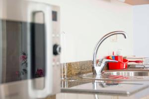 Kuchyňa alebo kuchynka v ubytovaní Apartamentos EL POSAERO Juan Mariano