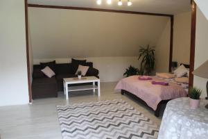 Posteľ alebo postele v izbe v ubytovaní Apartamenty "U Elżbiety"