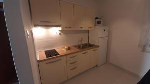 Kuchyň nebo kuchyňský kout v ubytování Apartments Kekica