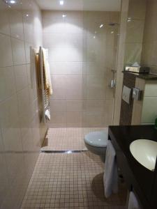 Koupelna v ubytování Hotel Evering
