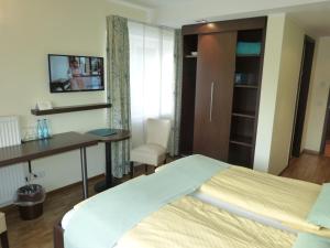 TV a/nebo společenská místnost v ubytování Hotel Evering