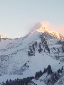 A general mountain view or a mountain view taken from a vendégházakat