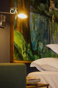 Cama ou camas em um quarto em Hotel Canto das Águas - Roteiro de Charme