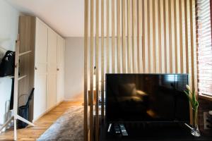 Televízia a/alebo spoločenská miestnosť v ubytovaní Apartament Solna - jedyny taki #Lublin