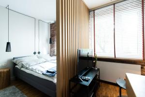 Posteľ alebo postele v izbe v ubytovaní Apartament Solna - jedyny taki #Lublin