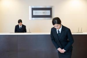 Asiakkaita majoituspaikassa Hotel Econo Kameyama