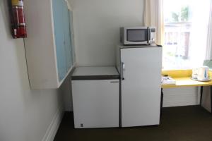Kuchyň nebo kuchyňský kout v ubytování Taihape Motels