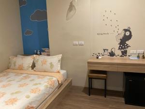 Voodi või voodid majutusasutuse Enjoy Homestay toas