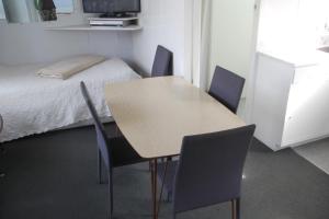 Postel nebo postele na pokoji v ubytování Taihape Motels