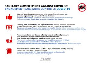 uno screenshot di un documento con il logo del comitato di stima della gestione delle emergenze le corps di LivinParis - Luxury 4 Bedrooms Le Marais I a Parigi