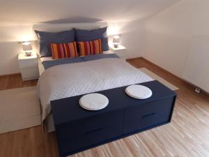 Postel nebo postele na pokoji v ubytování Haus Putzas Appartment