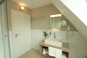 Koupelna v ubytování Hotel Adler