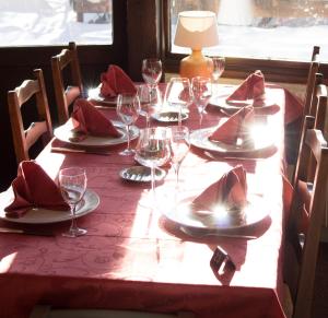 Joogid majutusasutuses Hotel Adret
