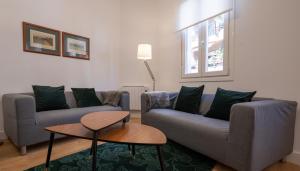 Część wypoczynkowa w obiekcie Bilbao High Apartment