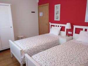 Postel nebo postele na pokoji v ubytování Apartamento Turistico Cigüeña de Arguedas