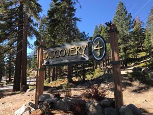 a sign at the entrance to the disney wilderness at Discovery 4 #115 in Mammoth Lakes