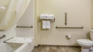 Vannituba majutusasutuses Cobblestone Hotel & Suites - Andrews