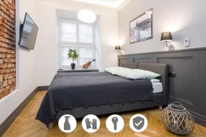 Posteľ alebo postele v izbe v ubytovaní LUXURY Apartment at the Main Square